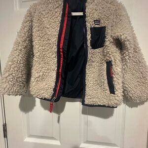Patagonia Cream and Navy 5t Jacket